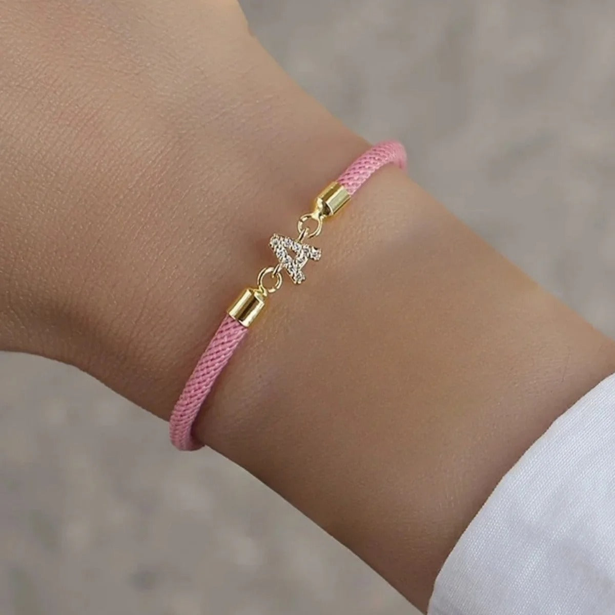 Personalized Initial Heart Charm Bracelet for Women – A-Z Letter Jewelry Gift